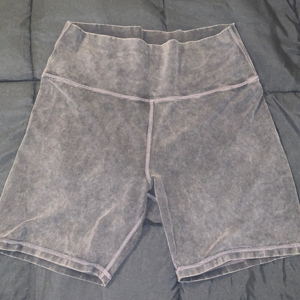Aerie biker shorts, XL. Washed gray / charcoal color.